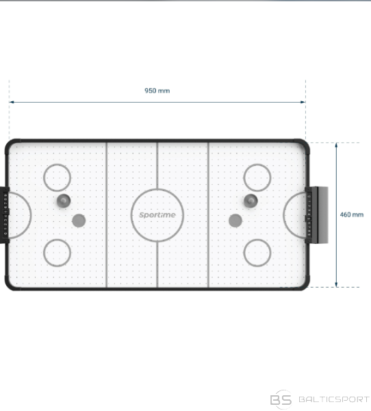 Gaisa hokeja galds galda virsma  uz galda liekama ( laukums 95x46 cm)