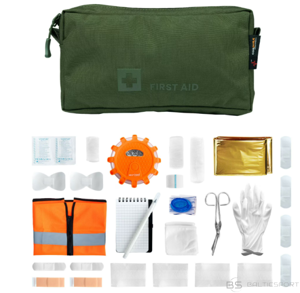 Izdzīvošanas komplekts Soma Help Bag Max emergency kit - Olive Green