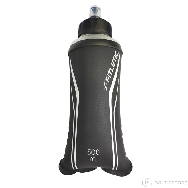Pudele Sportam / Skriešanai / FITLETIC FLASK (melna) 500 ml