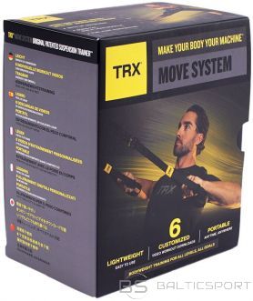 TRX MOVE KOMPLEKTS treniņu piekares sistēma (ērts līdzņemšanai)