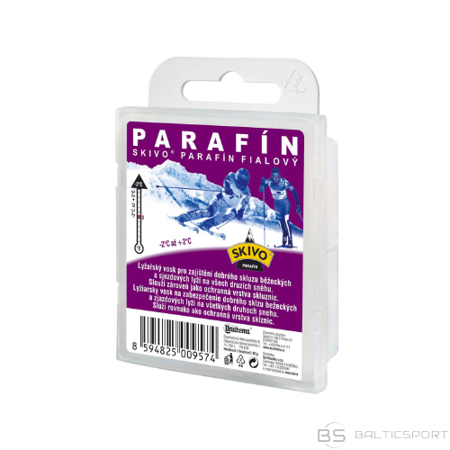 Parafīns SKIVO (-2° līdz +2°) bāzes vasks slēpēm / slēpju vasks