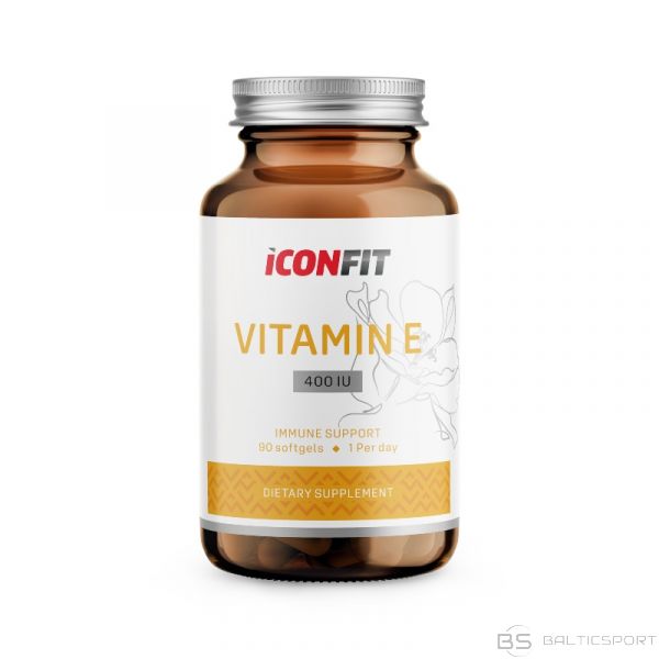 E Vitamīns kapsulās (400) / ICONFIT / E vitamīna kapsulas