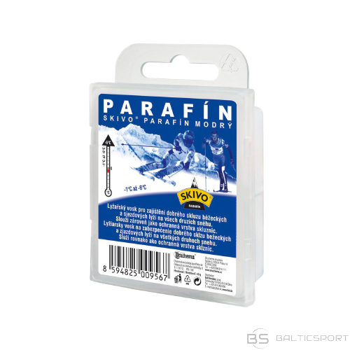 Parafīns SKIVO ( -1° C līdz -6° C ) bāzes slēpju vasks / slēpošanas vasks