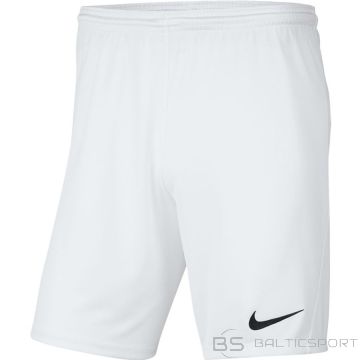 Nike Park III BV6855 100 šorti / Balta / XL