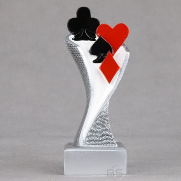 Biemans kartes statuete / 14,5 cm / multikolor