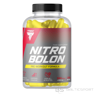 Pirms treniņa uztura bagātinātājs TREC nutrion NITROBOLON  KAPSULAS L-arginīns