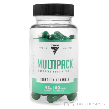Multivitamīni TREC MULTI PACK VITAMINS 60 KAPSULAS - UZTURA BAGĀTĀTĀJS