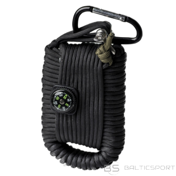 Izdzīvošanas komplekts Mil-Tec Paracord Survival Kit Large Olive, Black-Melns