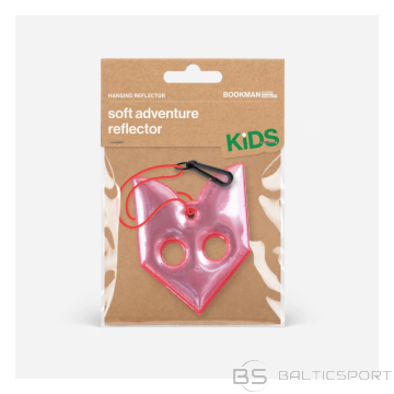 Helkur bērniem BOOKMAN mīkstais piedzīvojumu atstarotājs, lapsas sarkans
