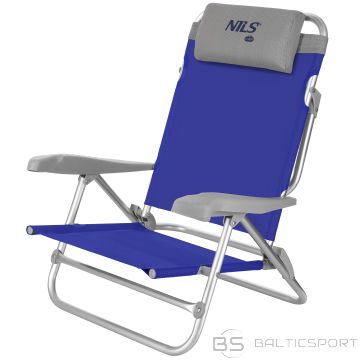 NC3502 Blue-Grey Folding Tourist Chair NILS CAMP