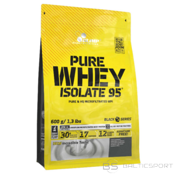 OLIMP PURE WHEEY ISOLATE PROTEINA IZOLĀTS 95 600 G dāžādas garšas- UZTURA BAGĀTĀTĀJS