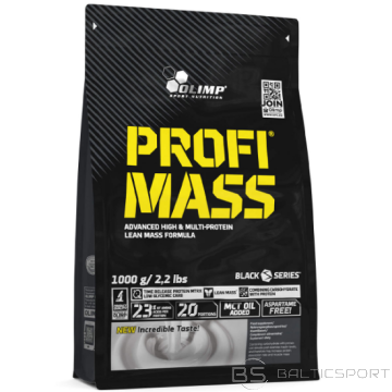 Muskuļu masas palielināšanas komplekss OLIMP SPORT NUTRITION PROFI MASS 1000g