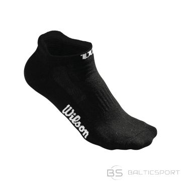 Wilson W BLACK NO SHOW SOCK 3PR/PK