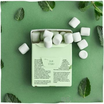 True Gum dabīgā košļājamā gumija ar ksilitolu un kalciju - Mētra