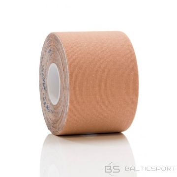 Kinezioloģiskais teips Gymstick, 5 m x 5 cm, bēšs