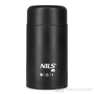 NILS CAMP Pusdienu kārba / termoss 1000 ml melns NC3802