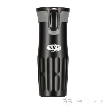 NILS CAMP termokrūze 420 ml melna NCC06