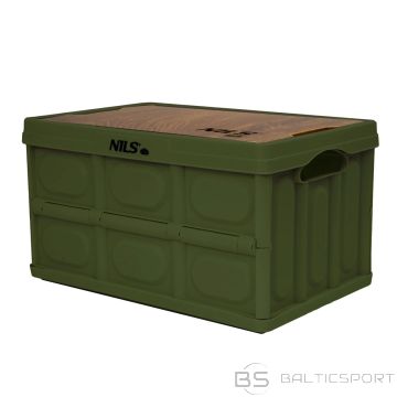 Nils Camp NCB4007 SALIEKĀMĀ KEMPINGU KASTE AR VĀKU ZAĻA 2IN1 15L
