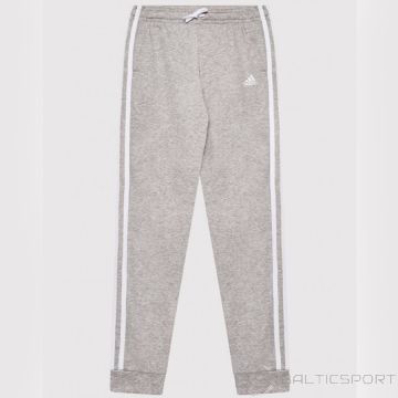 Adidas Pants 3 Stripes girls C PT HU1551 / gray / 134 cm