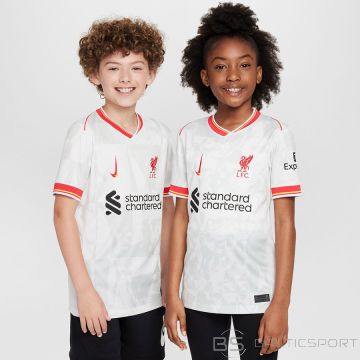 Nike Liverpool FC SS Stadium JSY 3R Jr FQ2253-101 krekls / Balts / L (147-158)