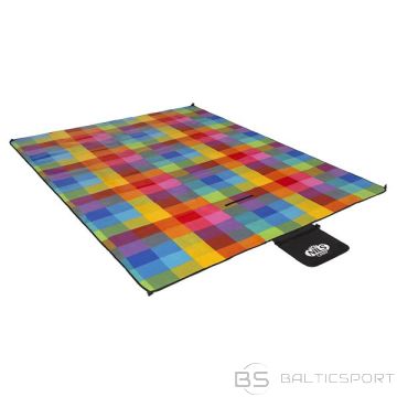 Nils NC2221 PIKNIKA Paklājiņš MULTI 250x200 CM PE + ALU CAMP