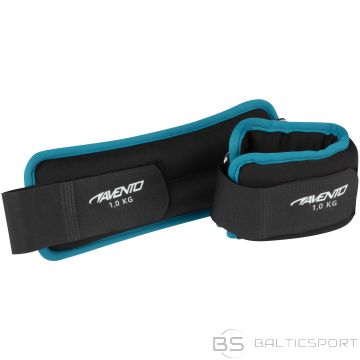 Wrist/ankle weight neopreen AVENTO 41AE 2X1kg Black/Blue
