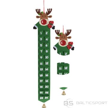 Home & Styling Collection FELT ADVENT CALENDAR GREEN REINDEER