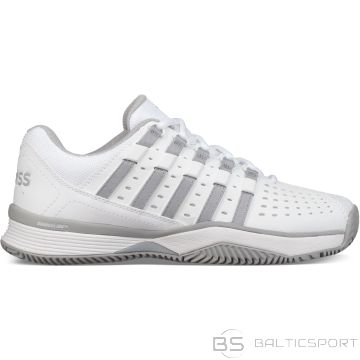 Tennis shoes K-SWISS HYPERMATCH HB for woman's, white/grey outdoor, size UK 4