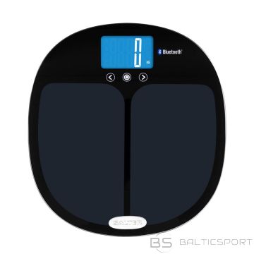 Salter 9192 BK3R Curve Bluetooth Smart Analyser Bathroom Scale black