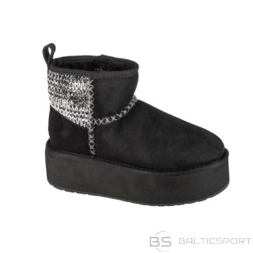 Emu Australia Stinger adītas platformas formas kedas sievietēm W13143-BLACK (39)