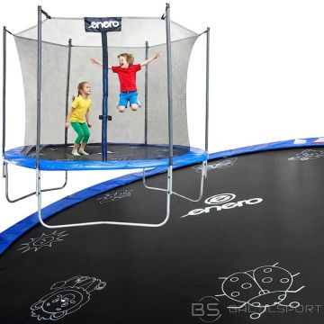 BS Складной садовый батут с внутренней сеткой, 8 футов (244 см), ENERO (N/A)
