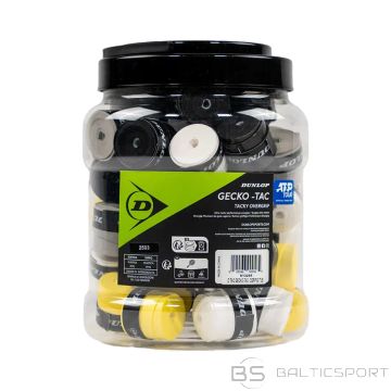 Tennis racket overgrip DUNLOP GECKO-TAC 60pcs. mixed