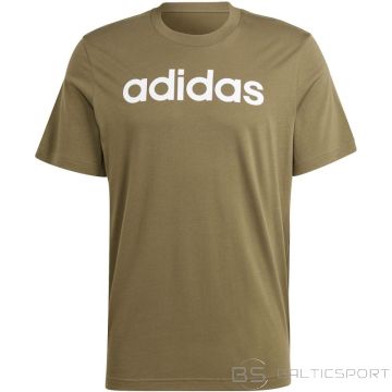 adidas Essentials Single Jersey Linear Embroidered Logo Tee M IC9280 (L)