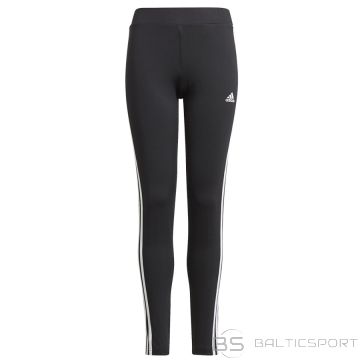Adidas Girls D2M 3 Legingi 3 Stripes saspringts GN1453 / Melna / 134 cm