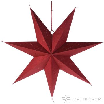 Christmas Decoration Dekoratīva piekaramā papīra zvaigzne 75 cm sarkana