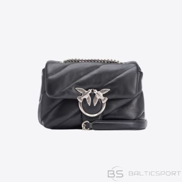 Pinko LOVE PUFF MINI CL 100039 A0F2 ādas rokassoma melna (100039 A0F2 Z99O) (Viens izmērs)