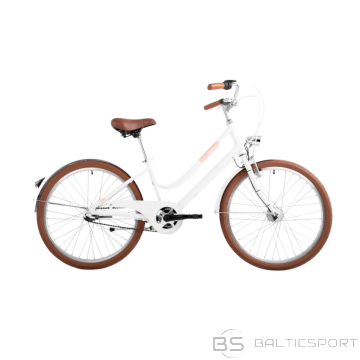 Meiteņu velosipēds ROMET Panda 2, 24'' balti bēšs