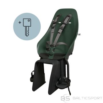 Bērnu krēsls bagāžniekam URBAN IKI Ta-ke BIO, Mosu Green/Bincho Black, zaļi melns