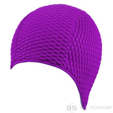 Swim cap BECO BUBBLE 7300 77 rubber lilac
