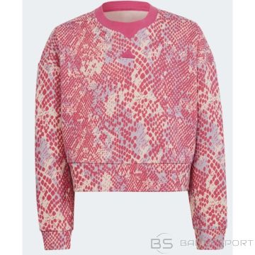 Sweatshirt adidas FI Allover Print SWT Jr. HR5828 (152 cm)