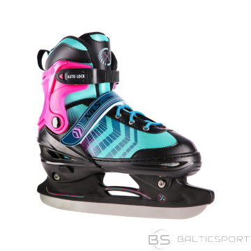 4in1 (rull)uisud NILS EXTREME NH18192 skrituļslidas/hokeja slidas, S (29-33), melnas/violetas