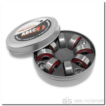 ABEC7 RS КРАСНЫЕ ХРОМИРОВАННЫЕ ПОДШИПНИКИ 8 ШТ.