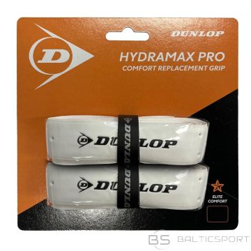 Squash racket replacement grip DUNLOP HYDRAMAX PRO 2pcs. white