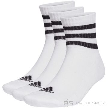 Adidas 3 svītru polsterēts sporta apģērbs, vidēja griezuma zeķes 3P HT3456 (34-36)