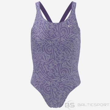 Kostium kąpielowy NIKE Hydrastrong Multi Print NESSD045 582 / XL (160-170cm) / fioletowy