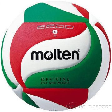 Zāles volejbola bumba /.Molten V5M2200 volejbols (5)