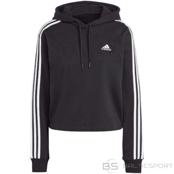 adidas Essentials 3-Stripes French Terry Crop Hoodie W IC8767 (M)