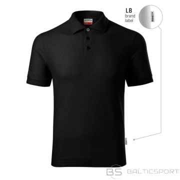 Malfini Рубашка-поло Reserve M MLI-R22LB, черная (2XL)