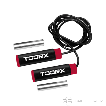 Lēca virve TOORX PVC lecamaukla, melni sarkana