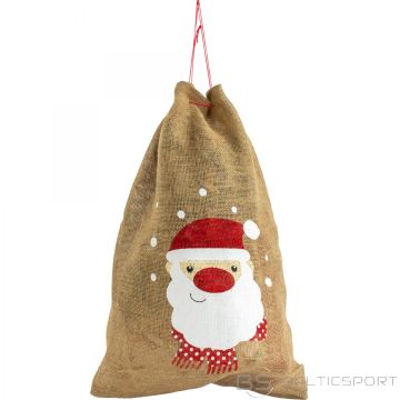Christmas Decoration JUTE GIFT BAG 70X50CM SANTA CLAUS